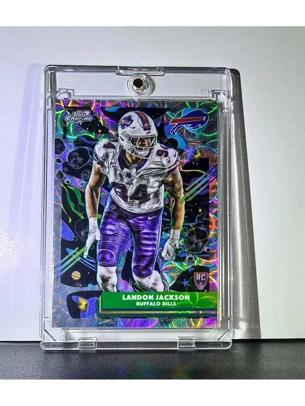 Landon Jackson Rookie 2025 Topps Chrome Cosmic Nucleus NFL #112 Buffalo Bills